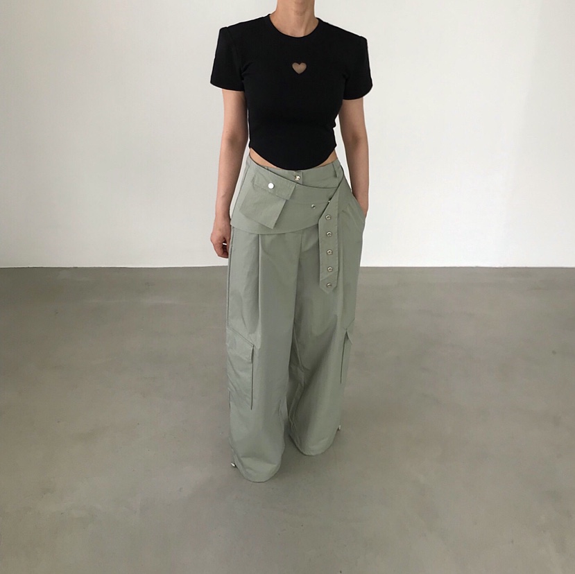 2TWO MOON東大門代購女裝新款26春夏時尚職業真品T恤刺繡2TWO MOONT恤