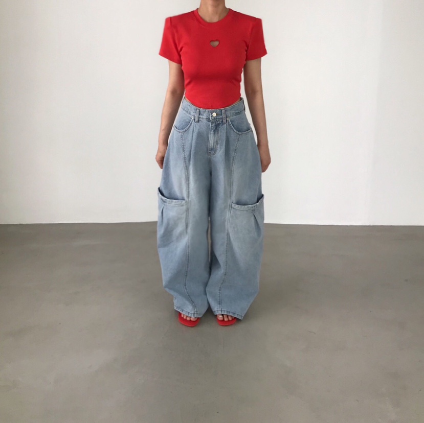 2TWO MOON東大門代購女裝新款26春夏時尚職業真品T恤刺繡2TWO MOONT恤