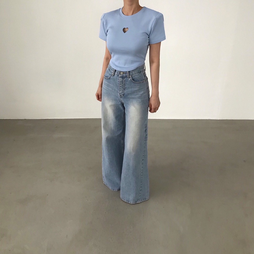 2TWO MOON東大門代購女裝新款26春夏時尚職業真品T恤刺繡2TWO MOONT恤