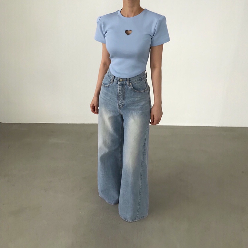 2TWO MOON東大門代購女裝新款26春夏時尚職業真品T恤刺繡2TWO MOONT恤