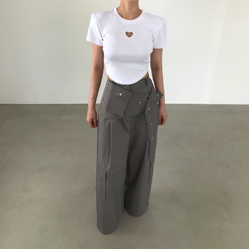 2TWO MOON東大門代購女裝新款26春夏時尚職業真品T恤刺繡2TWO MOONT恤