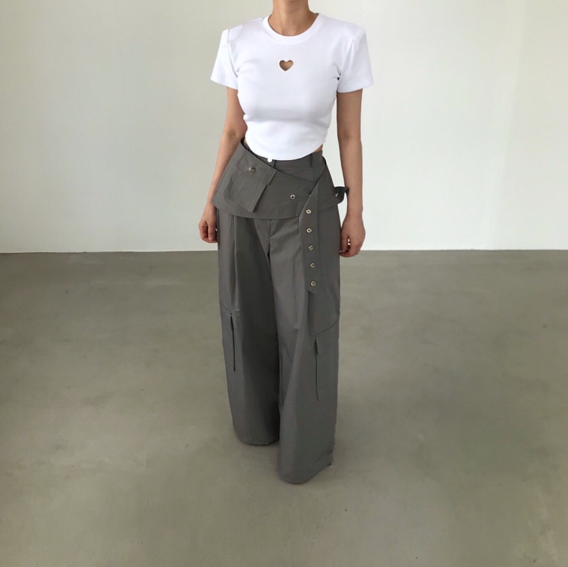 2TWO MOON東大門代購女裝新款26春夏時尚職業真品T恤刺繡2TWO MOONT恤