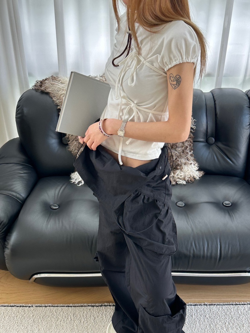 ZEROZERO韓國直郵女士新品熱賣真品26春夏職業推薦T恤泡泡袖ZEROZEROT恤