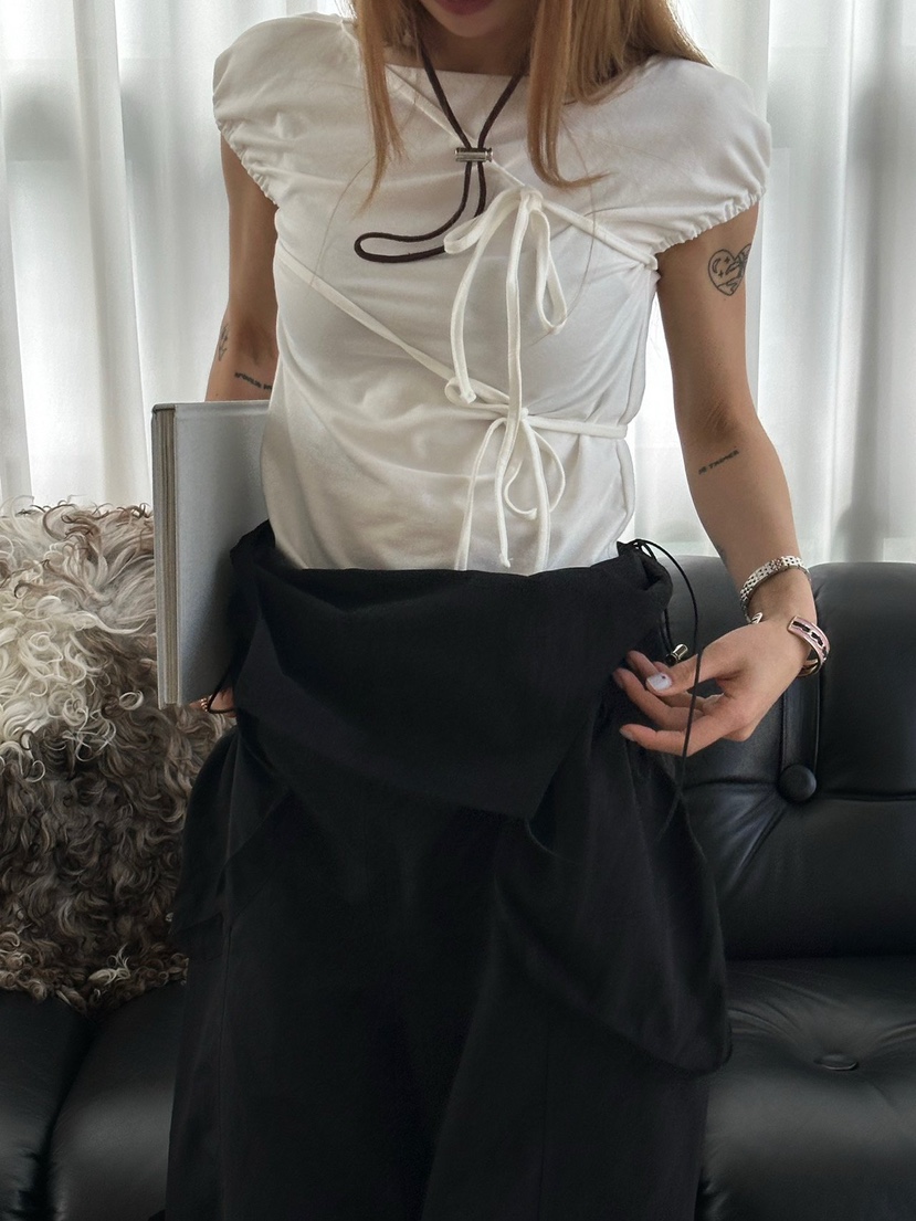 ZEROZERO韓國直郵女士新品熱賣真品26春夏職業推薦T恤泡泡袖ZEROZEROT恤