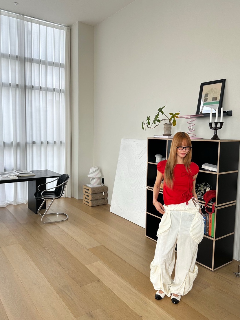 ZEROZERO韓國直郵女士新品熱賣真品26春夏職業推薦T恤泡泡袖ZEROZEROT恤