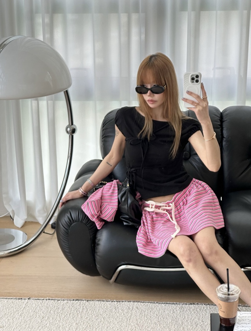 ZEROZERO韓國直郵女士新品熱賣真品26春夏職業推薦T恤泡泡袖ZEROZEROT恤