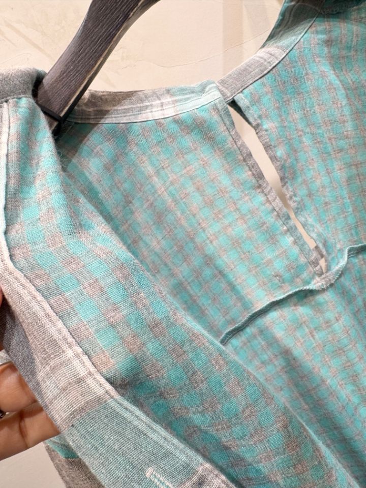 1.3韓國直郵女裝新款熱賣人氣時尚26春夏襯衫蕾絲衫格子1.3襯衫/蕾絲衫