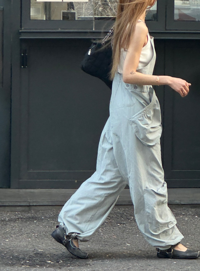 ZEROZERO韓國代購女裝新品26春夏時尚熱賣背帶褲口袋系帶ZEROZERO背帶褲