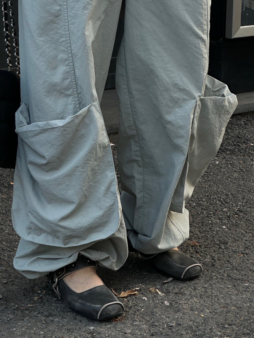 ZEROZERO韓國代購女裝新品26春夏時尚熱賣背帶褲口袋系帶ZEROZERO背帶褲