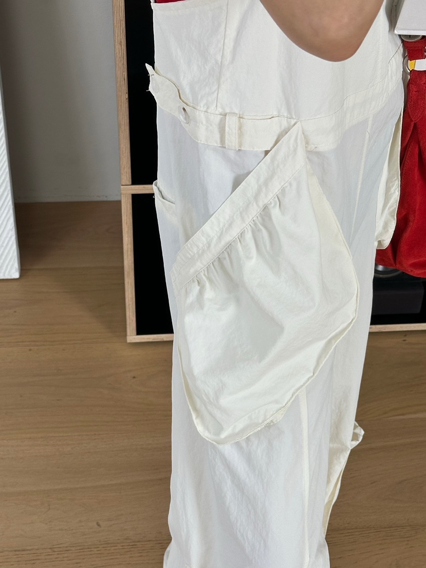 ZEROZERO韓國代購女裝新品26春夏時尚熱賣背帶褲口袋系帶ZEROZERO背帶褲