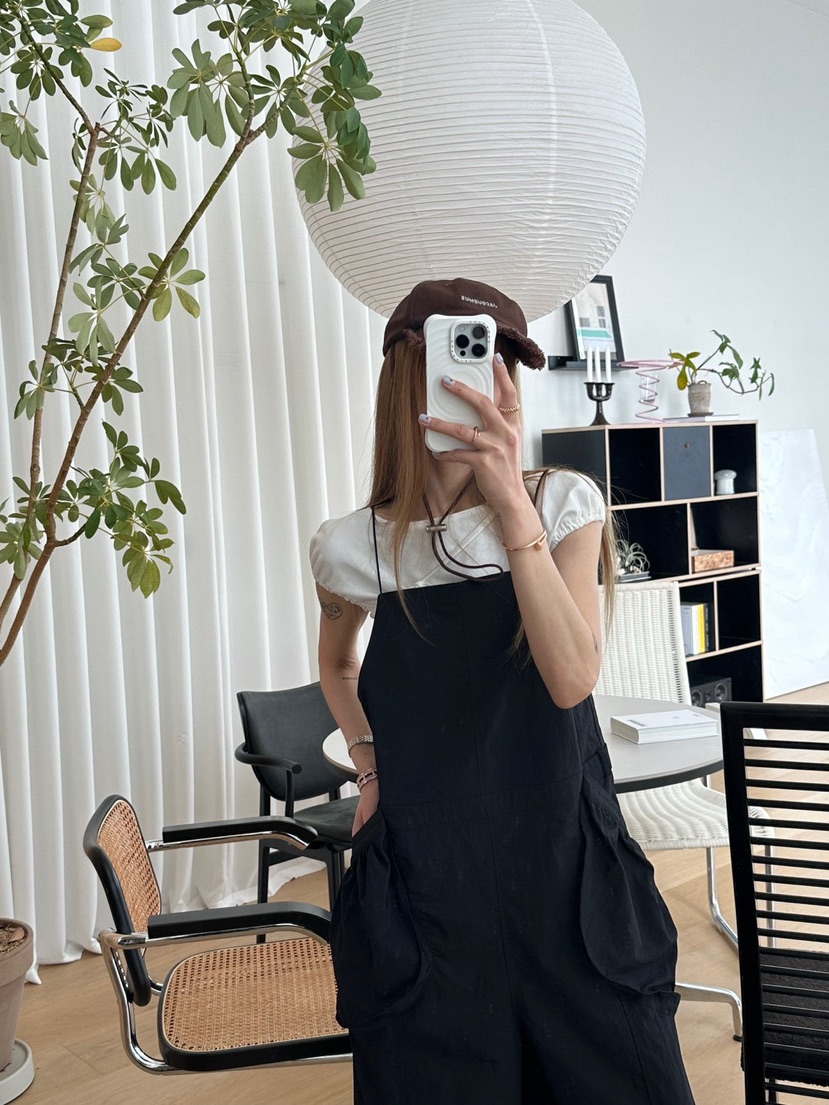 ZEROZERO韓國代購女裝新品26春夏時尚熱賣背帶褲口袋系帶ZEROZERO背帶褲