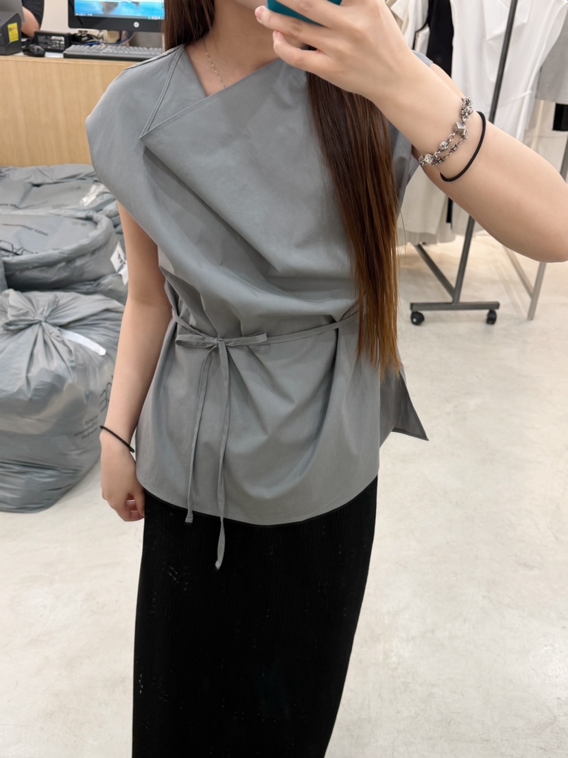 THE EYL東大門直郵女士新品休閑人氣推薦吊帶背心含腰繩THE EYL吊帶/背心