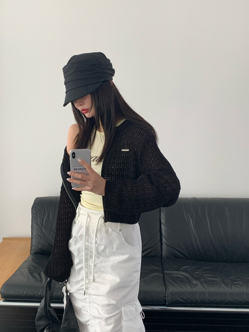 REVE CITE-L韓國直郵女士新品職業時尚真品吊帶背心羅紋REVE CITE-L吊帶/背心