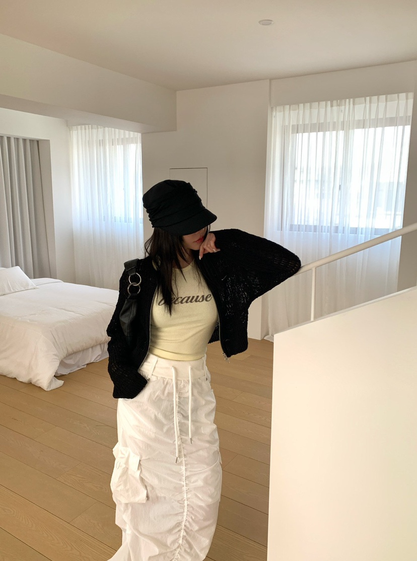 REVE CITE-L韓國直郵女士新品職業時尚真品吊帶背心羅紋REVE CITE-L吊帶/背心