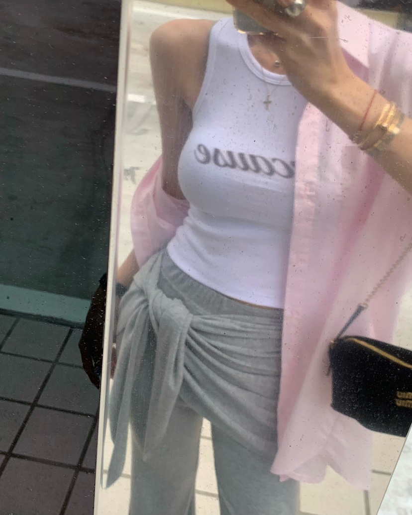 REVE CITE-L韓國直郵女士新品職業時尚真品吊帶背心羅紋REVE CITE-L吊帶/背心圖色2