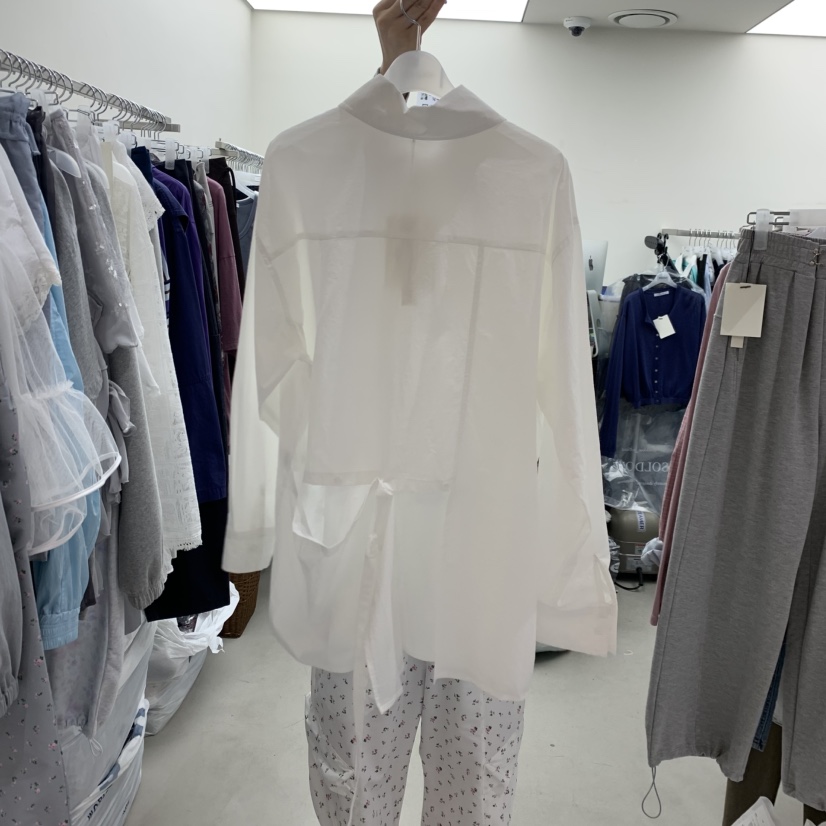 SOLD OUT韓國直郵女裝新款時尚職業26春夏真品襯衫蕾絲衫SOLD OUT襯衫/蕾絲衫