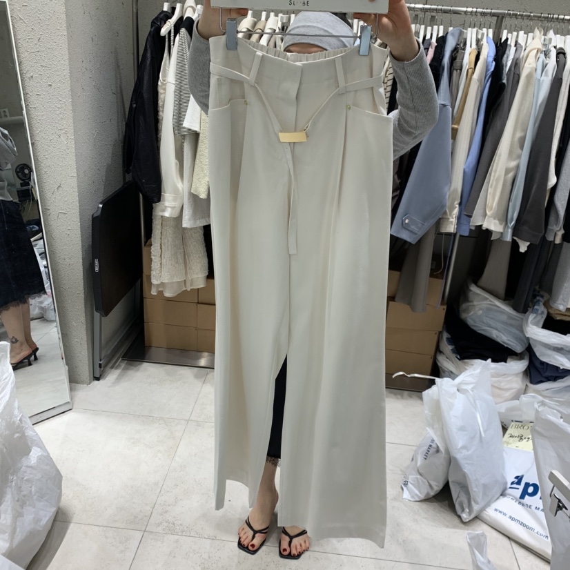 BRONZE東大門實拍女士新款推薦時尚休閑熱賣26春夏休閑褲BRONZE休閑褲圖色1