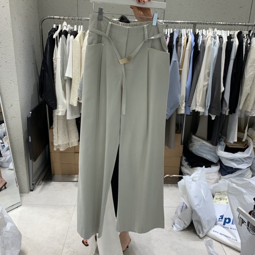 BRONZE東大門實拍女士新款推薦時尚休閑熱賣26春夏休閑褲BRONZE休閑褲圖色2