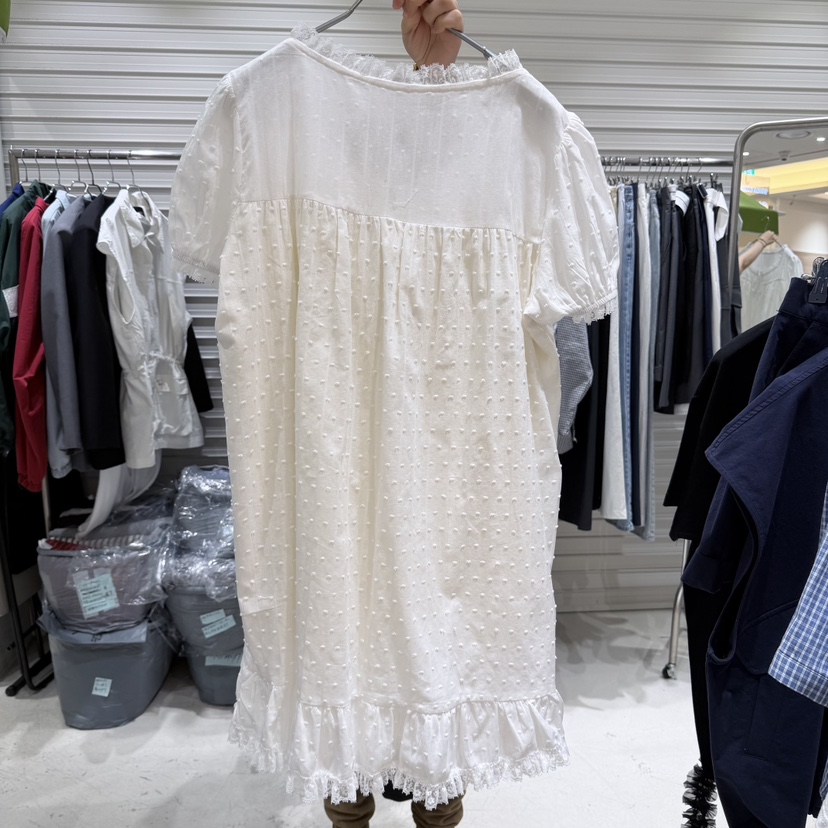 BRICKLANE東大門直郵女士新款推薦職業真品26春夏連衣裙泡泡袖BRICKLANE連衣裙