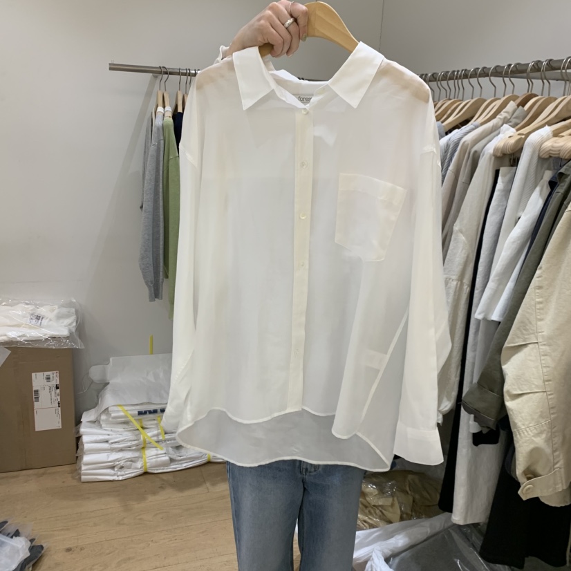 FOREST東大門實拍女士新款休閑時尚推薦人氣熱賣襯衫蕾絲衫FOREST襯衫/蕾絲衫圖色1