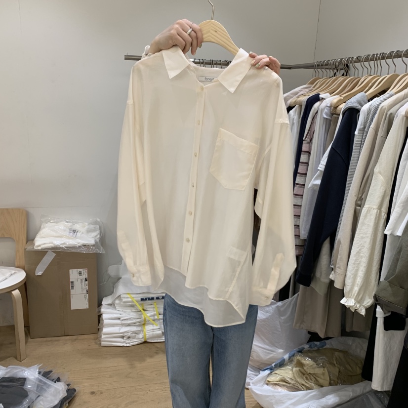 FOREST東大門實拍女士新款休閑時尚推薦人氣熱賣襯衫蕾絲衫FOREST襯衫/蕾絲衫圖色2