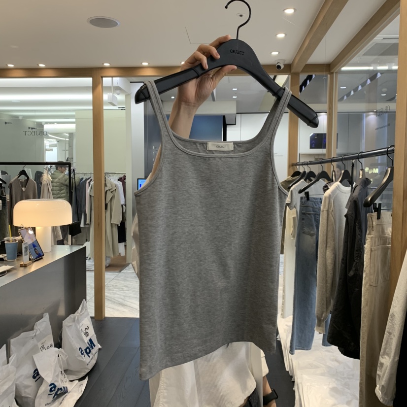 OBJECT東大門代購女士新品時尚26春夏人氣熱賣休閑吊帶背心OBJECT吊帶/背心圖色3