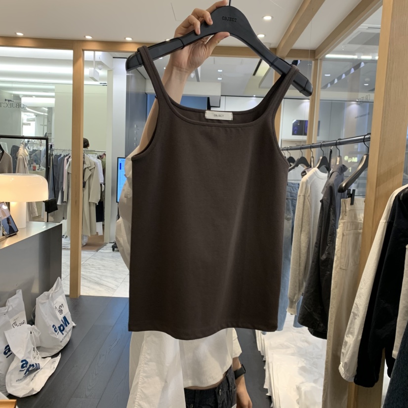 OBJECT東大門代購女士新品時尚26春夏人氣熱賣休閑吊帶背心OBJECT吊帶/背心圖色4