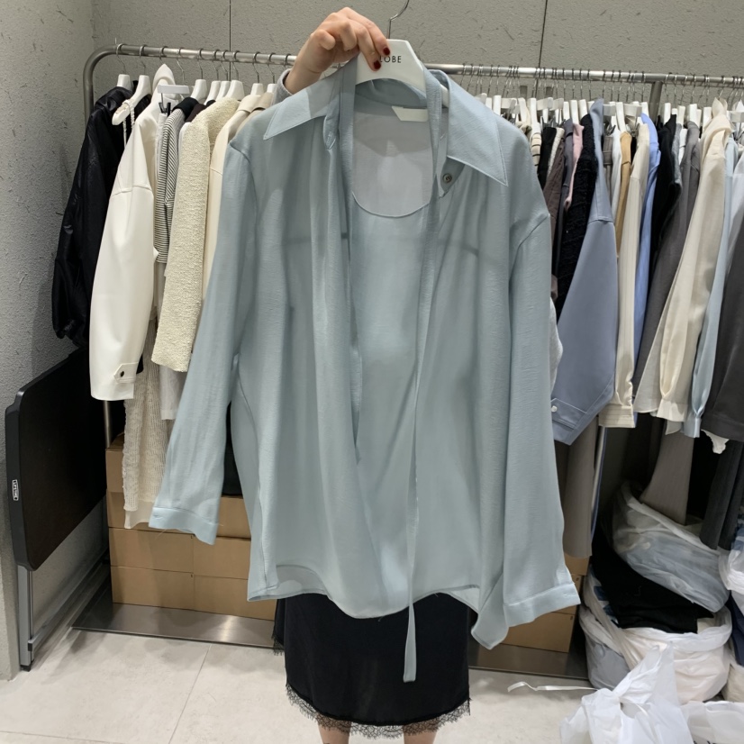 BRONZE東大門實拍女裝新品熱賣真品職業時尚休閑襯衫蕾絲衫BRONZE襯衫/蕾絲衫圖色3