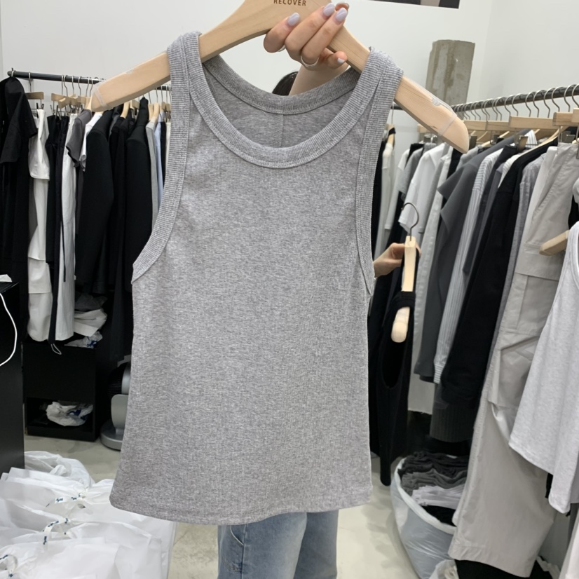 RECOVER東大門實拍女裝新款職業26春夏推薦熱賣吊帶背心羅紋RECOVER/MOMENT吊帶/背心圖色3