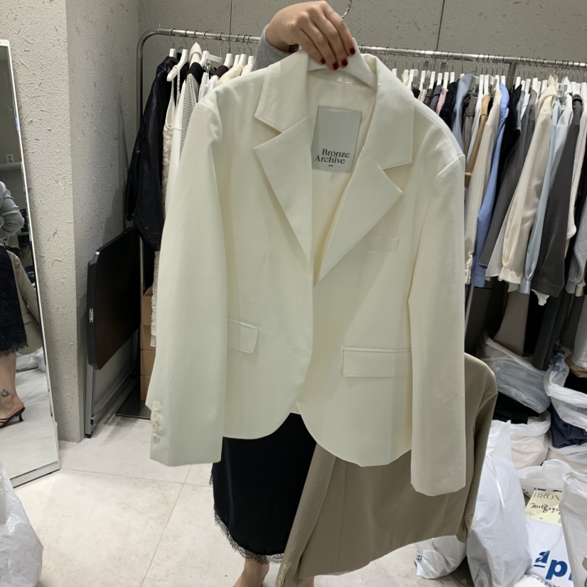 BRONZE韓國直郵女士新品推薦休閑人氣26春夏職業熱賣夾克BRONZE夾克圖色2