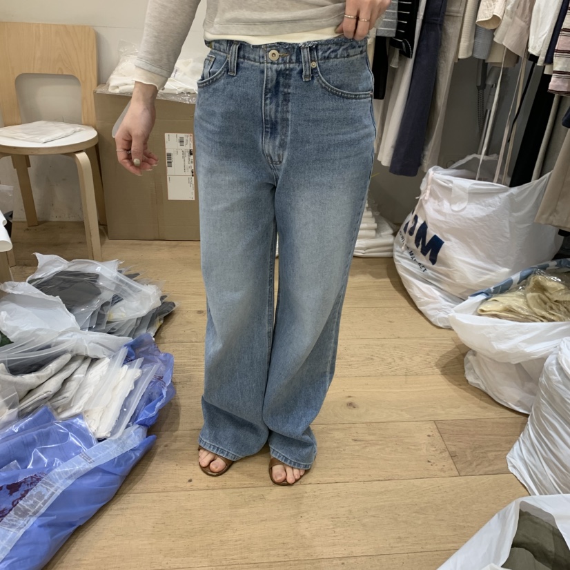 FOREST韓國直郵女士新品推薦熱賣26春夏真品職業人氣牛仔褲FOREST牛仔褲圖色1