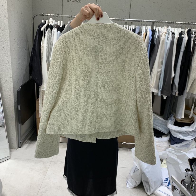 BRONZE東大門實拍女士新品推薦26春夏人氣真品時尚夾克花呢BRONZE夾克
