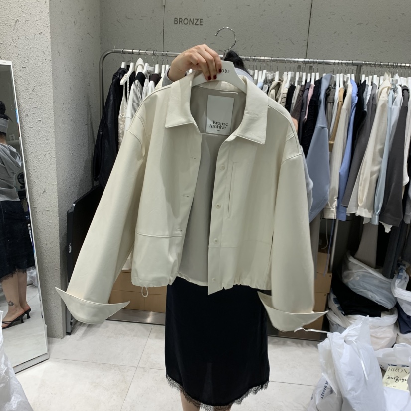 BRONZE韓國代購女士新款真品推薦26春夏時尚職業熱賣夾克BRONZE夾克圖色1