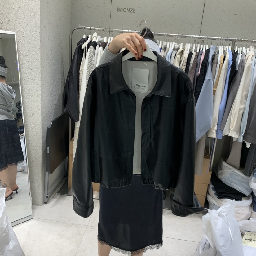 BRONZE韓國代購女士新款真品推薦26春夏時尚職業熱賣夾克BRONZE夾克圖色2