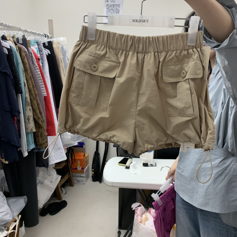 SOLD OUT東大門實拍女士新款推薦職業26春夏休閑短褲寬松SOLD OUT短褲圖色3