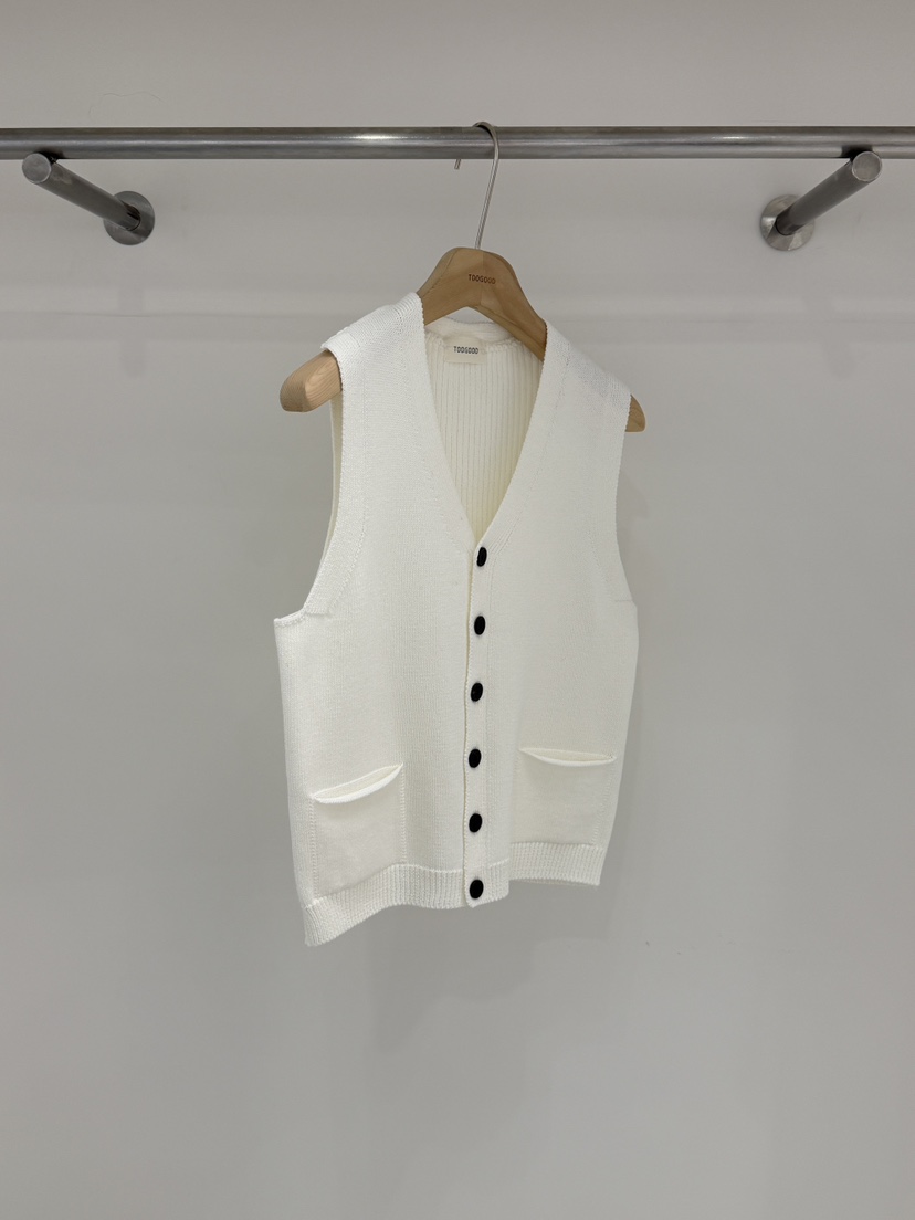 TOOGOOD韓國代購女士新款熱賣人氣26春夏推薦時尚馬甲口袋TOOGOOD馬甲圖色1