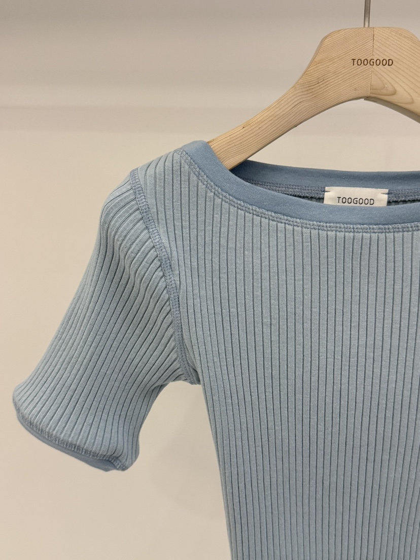 TOOGOOD東大門實拍女裝新品推薦職業熱賣人氣T恤船領羅紋TOOGOODT恤
