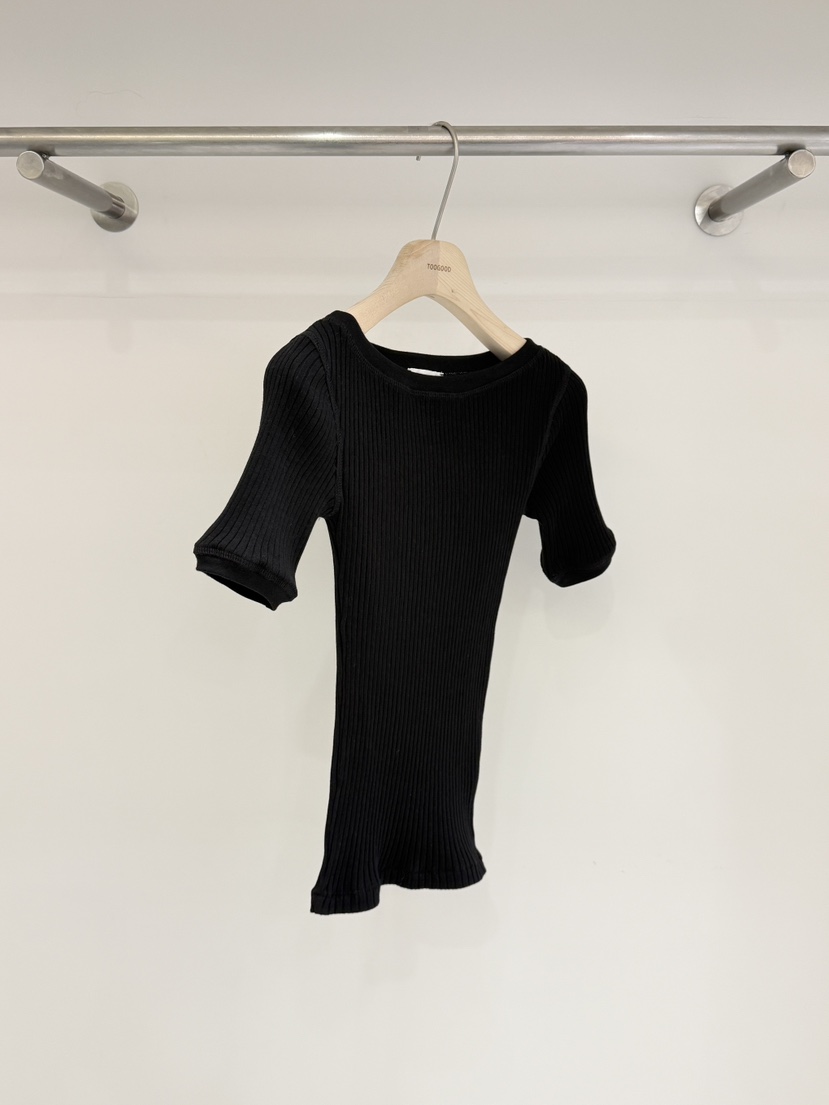 TOOGOOD東大門實拍女裝新品推薦職業熱賣人氣T恤船領羅紋TOOGOODT恤圖色4