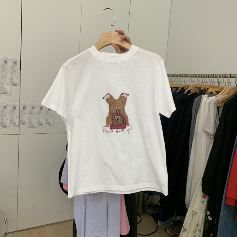 DOHWAJI東大門代購女士新款時尚職業26春夏休閑推薦真品T恤DOHWAJIT恤圖色1