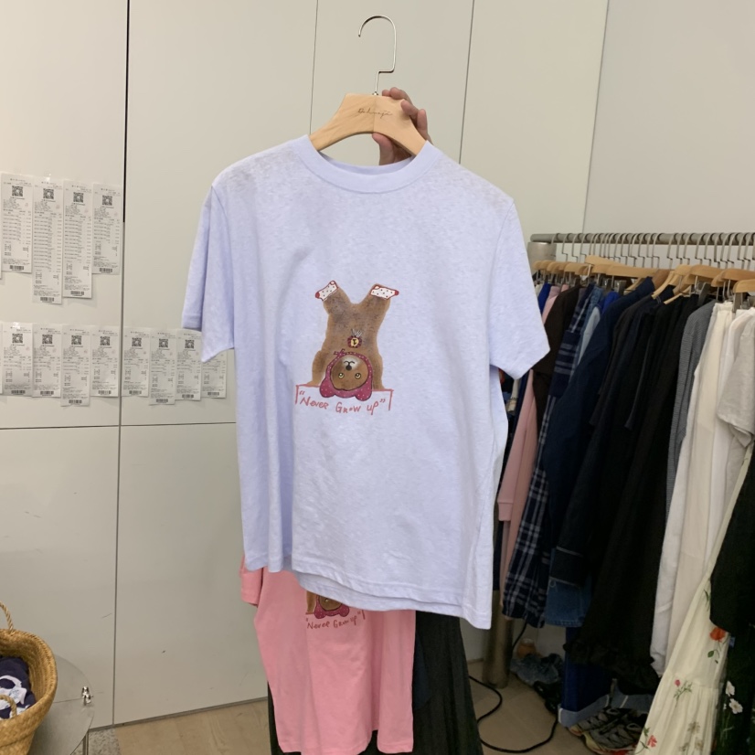 DOHWAJI東大門代購女士新款時尚職業26春夏休閑推薦真品T恤DOHWAJIT恤圖色2