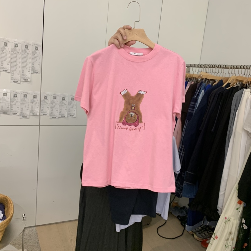 DOHWAJI東大門代購女士新款時尚職業26春夏休閑推薦真品T恤DOHWAJIT恤圖色3