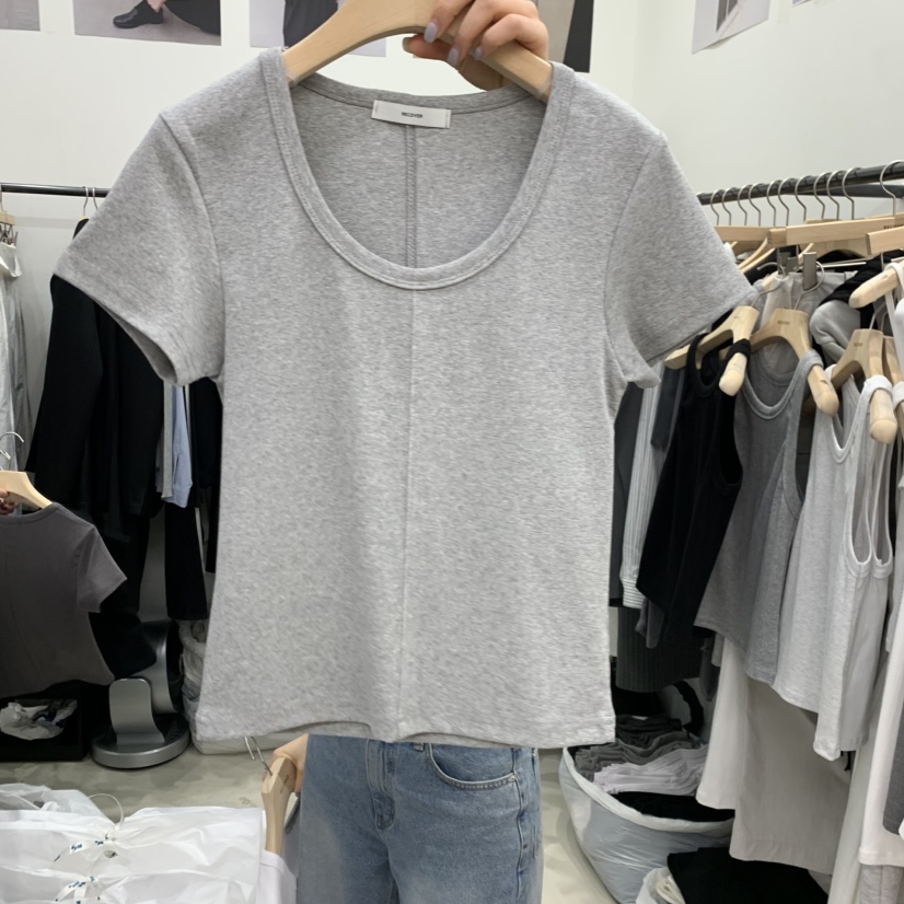 RECOVER東大門代購女士新款人氣26春夏職業熱賣推薦真品T恤RECOVER/MOMENTT恤圖色2