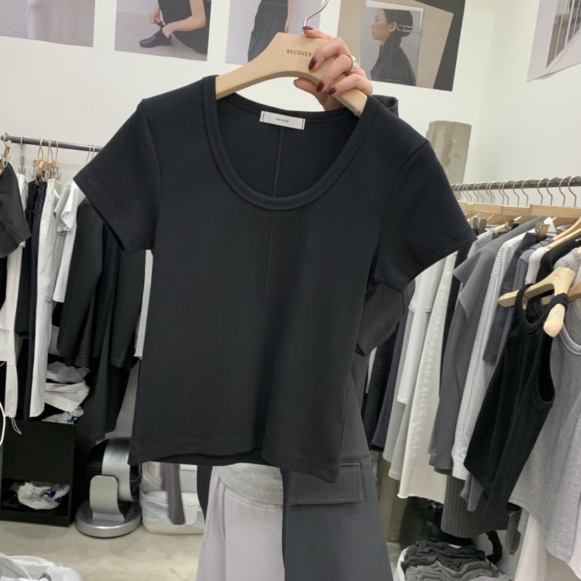 RECOVER東大門代購女士新款人氣26春夏職業熱賣推薦真品T恤RECOVER/MOMENTT恤圖色4