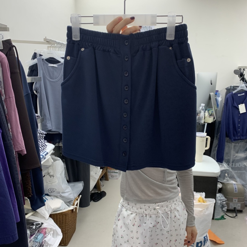 SOLD OUT東大門實拍女士新款時尚職業真品推薦人氣26春夏短裙SOLD OUT短裙圖色2