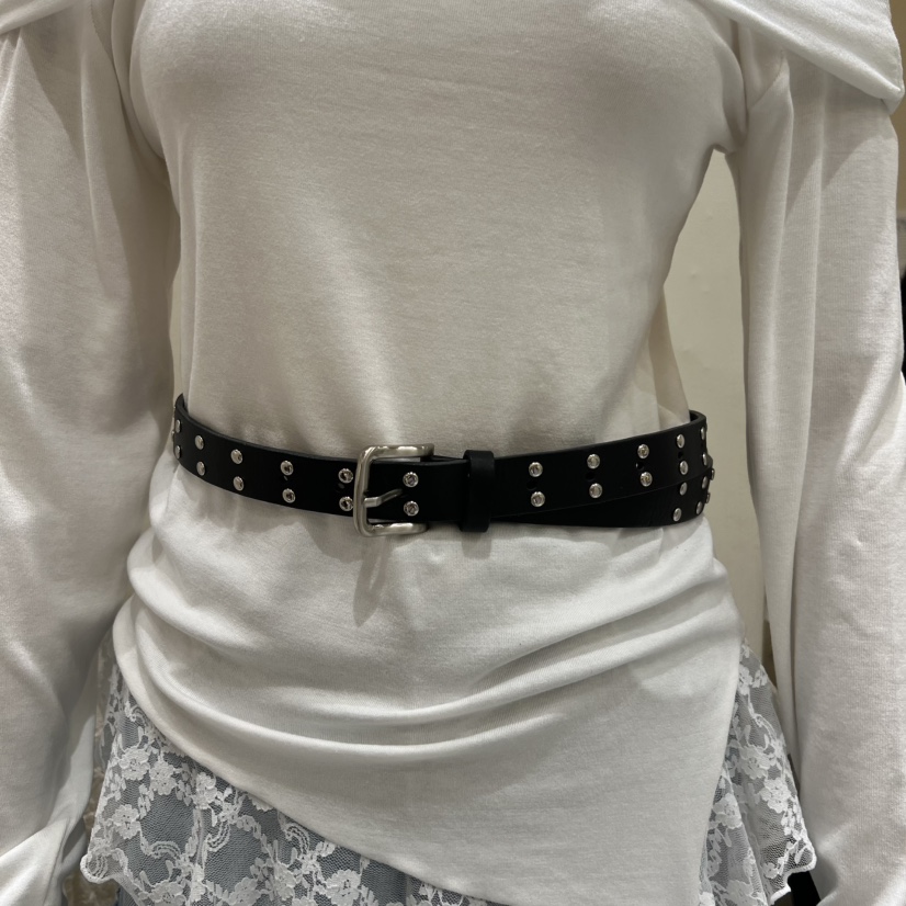 BY FLOW韓國直郵女裝新款休閑熱賣真品時尚職業腰帶腰帶BY FLOW腰帶圖色1