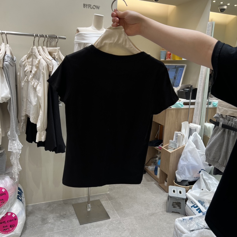 BY FLOW東大門直郵女士新品人氣熱賣26春夏職業時尚真品T恤BY FLOWT恤