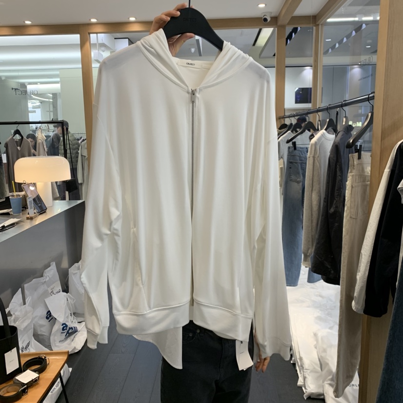 OBJECT韓國代購女士新品26春夏休閑衛衣拉鏈連帽衫莫代爾OBJECT衛衣圖色1