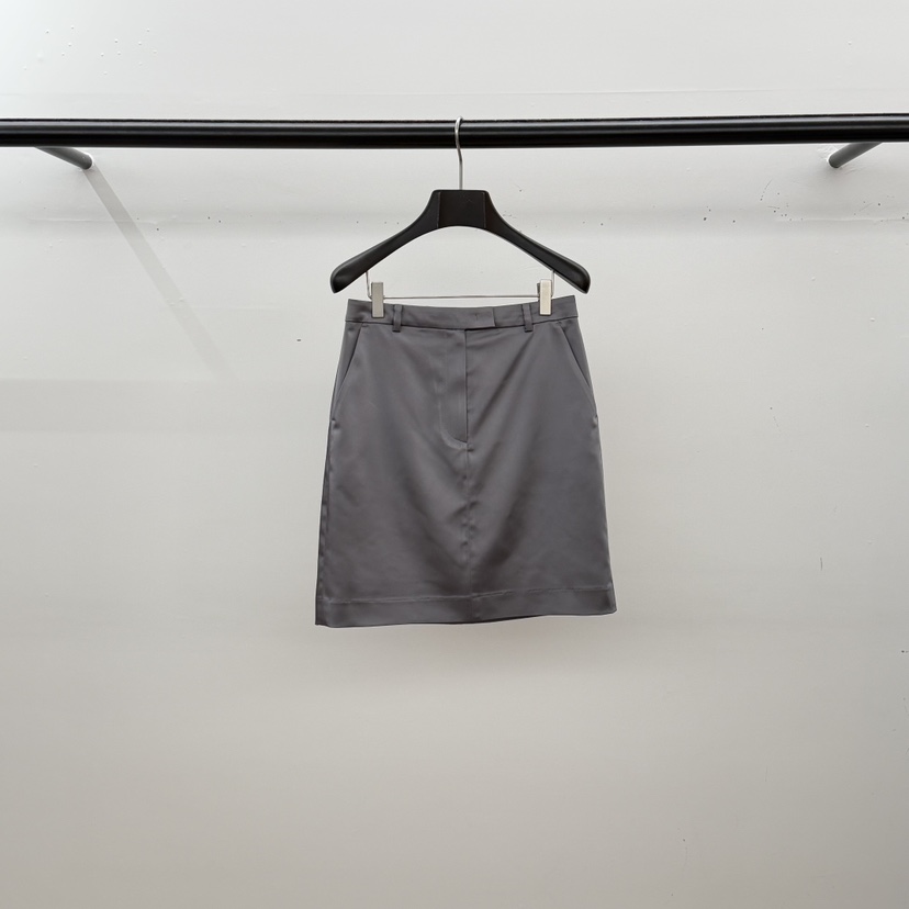 ID韓國代購女士新品真品人氣時尚休閑職業26春夏半身裙中短裙ID半身裙/中短裙圖色1灰色