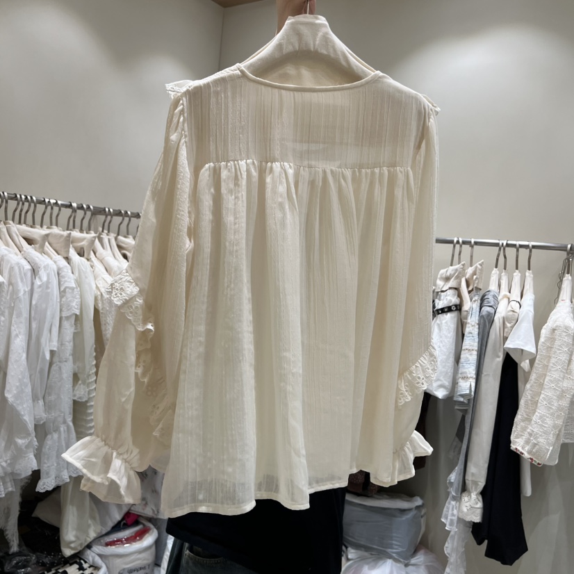 BY FLOW東大門實拍女裝新品26春夏時尚真品推薦襯衫蕾絲衫BY FLOW襯衫/蕾絲衫