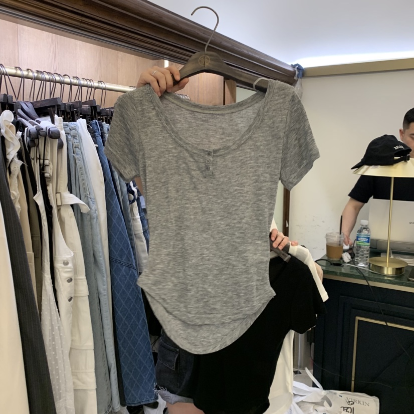 VIRKIN韓國代購女士新品職業熱賣時尚人氣真品推薦26春夏T恤VIRKINT恤圖色3